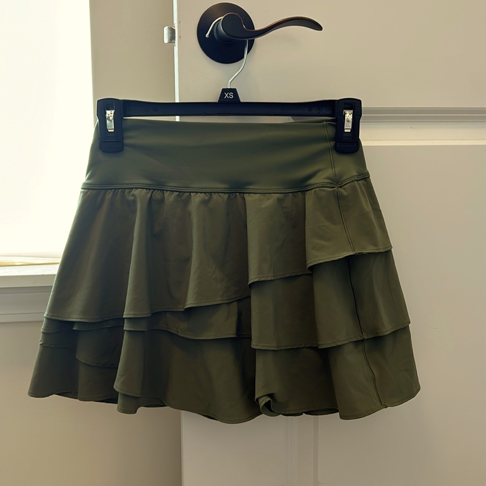 Aerie Offline Ruffle Tennis Skirt